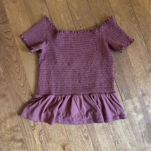 Shirred Baby Doll tee